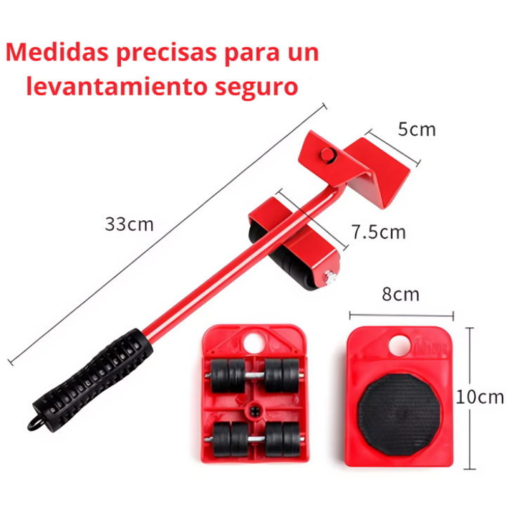KIT ELEVADOR DE MUEBLES PESADOS